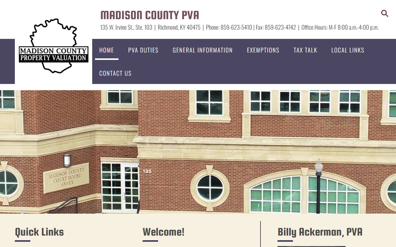 Madison County Residents Directory PVA property search records